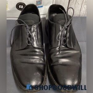 Prada, Men’s Black Leather Lace Up Oxfords Dress Shoes 2776 Size 9 Authentic